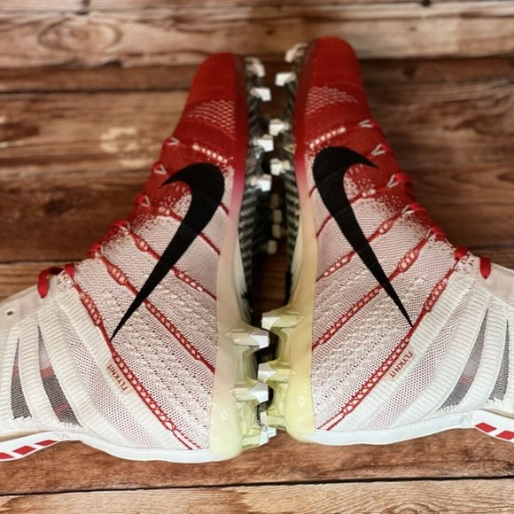 Nike Vapor Untouchable 3 Elite Football Cleats Red AO3006-160 Men Size 11.5